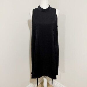 Wrangler Retro Black Sleeveless Fringe Dress Size L NWT